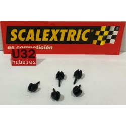 SCALEXTRIC PIEZA TYPO 2 SUJECION COCHE A LA BASE DE LA CAJA 5 UNIDADES