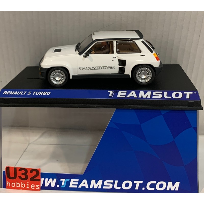 SLOT CAR TEAM SLOT 11810 RENAULT 5 TURBO 2 STREET CAR BLANCO