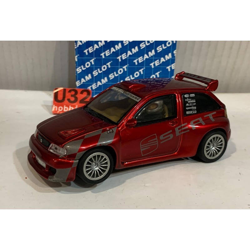 SLOT CAR TEAM SLOT 10305 SEAT IBIZA KIT CAR TUNING BURDEOS
