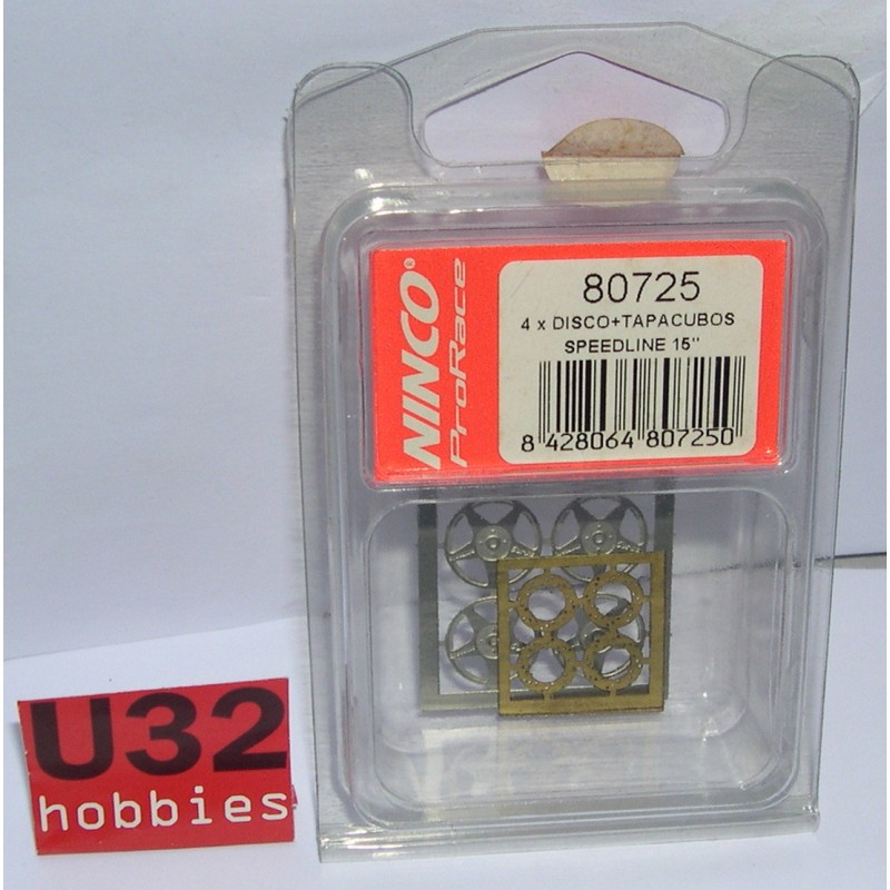 NINCO 80725 TAPACUBOS + DISCOS DE FRENO 15" SPEEDLINE
