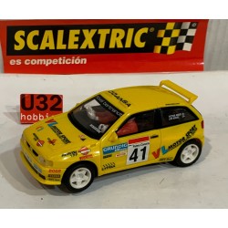 SLOT CAR SCX SCALEXTRIC SEAT IBIZA KIT CAR -41 V.ABREU-L.RODRIGUEZ  ONLY IN SETS