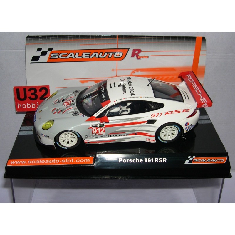 SCALEAUTO SC-6140R PORSCHE 991RSR -912 24H.DAYTONA 2014 P.LONG-M.CHRISTENSEN MB