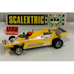 SLOT CAR SCX SCALEXTRIC EXIN C-4060 LIGIER JS-11  F1 -25 AMARILLO  DIDIER PIRONI