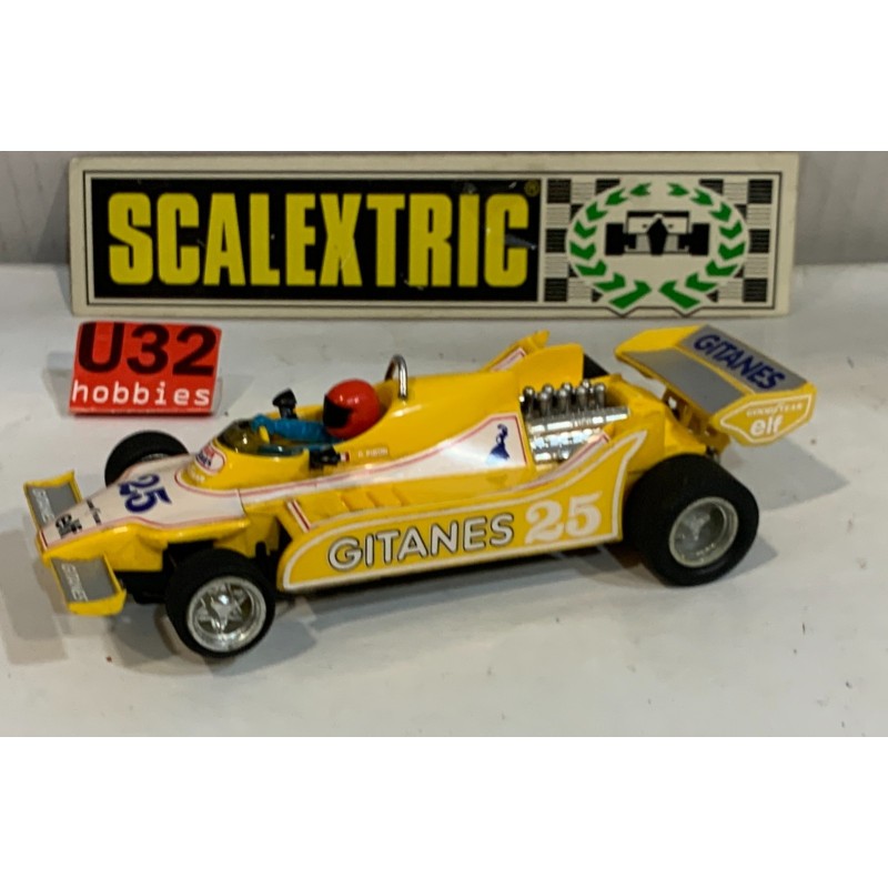 SLOT CAR SCX SCALEXTRIC EXIN C-4060 LIGIER JS-11  F1 -25 AMARILLO  DIDIER PIRONI