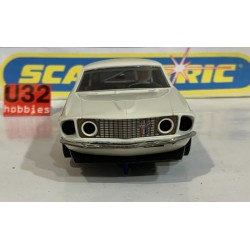 SLOT CAR SCX SCALEXTRIC 2450T FORD MUSTANG 1969 PLAN WHITE SCALEXTRIC UK