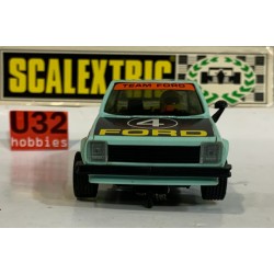 SLOT CAR SCX SCALEXTRIC EXIN C-4057 FORD FIESTA -4 VERDE