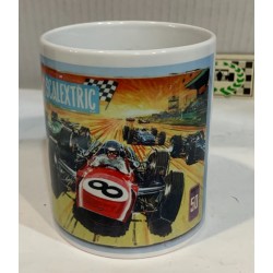 SCALEXTRIC EXIN TRIANG TAZA CON TAMPOGRAFIA CAJA RC24 CIRCUITO FRANCES
