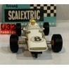 SLOT CAR SCX TRIANG SCALEXTRIC C19  TEAM CAR F1 -8 RACING TEAM BLANCO