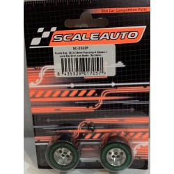 SCALEAUTO SC-2522P RUEDA ESPUMA 26.2x16mm LLANTA 16x16mm EJE 3mm PROCOMP 4