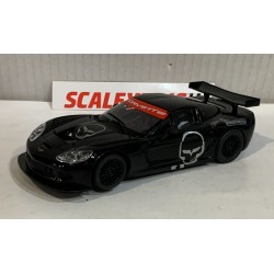 SLOT CAR SCX SCALEXTRIC U10431S300 CHEVROLET CORVETTE C6R SKULL