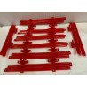 SCALEXTRIC U10324X200 VALLA GUARDA RAIL RECTA 180mm 8 UNIDADES