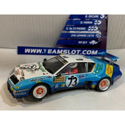SLOT CAR TEAM SLOT 12902 RENAULT ALPINE A310 V6 GTP -73 LE MANS 1978 B.DECURE