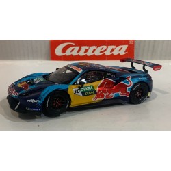 SLOT CAR CARRERA EVOLUTION 27708 FERRARI 488 GT3 -30 RED BULL AF CORSE DTM