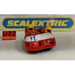 SLOT CAR SCALEXTRIC C238 MOTORCYCLE SIDE CAR -11 CAMPSA ROJA SCALEXTRIC UK