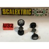 SCALEXTRIC EXIN EJE DELANTERO Y TRASERO COMPLETO PORSCHE 959