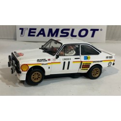 SLOT CAR TEAM SLOT 13201 FORD ESCORT MKII -11 MONTE CARLO 1976 TARMAC R.CLARK