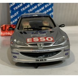 SLOT CAR TEAM SLOT 11002 PEUGEOT 206 WRC -10 RALLY SUECIA 2000 M.GRONHOLM
