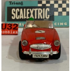 SLOT CAR TRIANG SCALEXTRIC C-74 AUSTIN HEALEY 3000 -1 ROJO