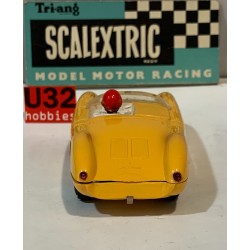 SLOT CAR SCX TRIANG SCALEXTRIC MM/C61 PORSCHE SPYDER -5 AMARILLO