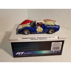 qq SLOT CAR 99109 FLY PORSCHE CARRERA 6 ROAD AMERICA 500 66 -23 REVSON LTED ED *