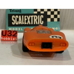 SLOT CAR SCX TRIANG SCALEXTRIC C-18 FORD P68 3L -3 NARANJA