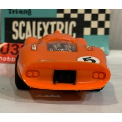SLOT CAR SCX TRIANG SCALEXTRIC YOU STEER YS118 FORD P68 3L -5 NARANJA