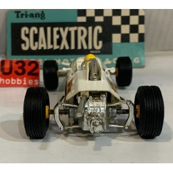 SLOT CAR SCX TRIANG SCALEXTRIC C19  TEAM CAR F1 -8 RACING TEAM BLANCO