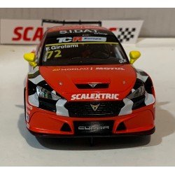 SLOT CAR SCX SCALEXTRIC ADVANCE E10552S300 CUPRA LEON -72 COMP. TEAM MONLAU