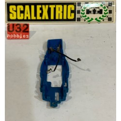 SLOT CAR SCX SCALEXTRIC EXIN CHASIS TYRRELL FORD F1 C48 AZUL CON CABLES