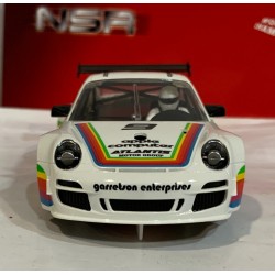 SLOT CAR NSR 0388 PORSCHE  997 -9 APPLE  TRIBUTE BOBY ROHAL-BOB GARRESTON