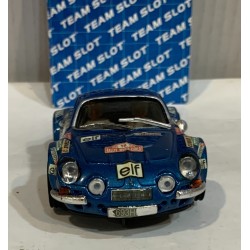 SLOT CAR TEAM SLOT 10701 RENAULT ALPINE A110 -18 RALLY MONTE CARLO J.C.ANDRUET