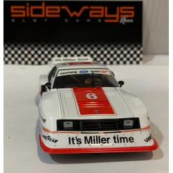 SLOT CAR RACER SIDEWAYS SW46 FORD MUSTANG TURBO -6 MID OHIO 1981 K.LUDWIG