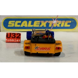 SLOT CAR SCX SUPERSLOT H2231 CATERHAM 7 -28 COMMA  SCALEXTRIC UK