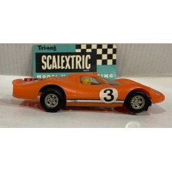 SLOT CAR SCX TRIANG SCALEXTRIC C-18 FORD P68 3L -3 NARANJA