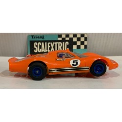 SLOT CAR SCX TRIANG SCALEXTRIC YOU STEER YS118 FORD P68 3L -5 NARANJA