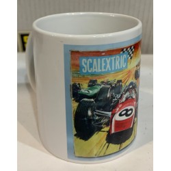 SCALEXTRIC EXIN TRIANG TAZA CON TAMPOGRAFIA CAJA RC24 CIRCUITO FRANCES