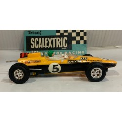 SLOT CAR SCX TRIANG SCALEXTRIC C19  TEAM CAR F1 -5 RACING TEAM AMARILLO