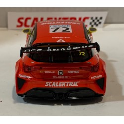 SLOT CAR SCX SCALEXTRIC ADVANCE E10552S300 CUPRA LEON -72 COMP. TEAM MONLAU