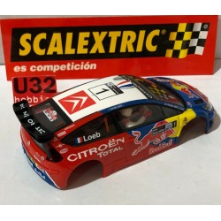 SCALEXTRIC  CARROCERIA CITROEN C4 WRC  -1 SEBASTIAN LOEB 