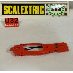 SLOT CAR SCX SCALEXTRIC EXIN CHASIS TYRRELL FORD F1 C48 ROJO CON CABLES