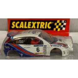 SLOT CAR SCX SCALEXTRIC ALTAYA CARROCERIA FORD FOCUS -6 MARTINI C.SAINZ-L.MOYA