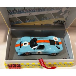 LE MANS MINIATURES 132098S/6M MIRAGE M1 -6 WINNER 6H.SPA 1967 GULF JACKY ICKX