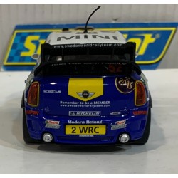 SLOT CAR SCX SUPERSLOT H3401 MINI COUNTRYMAN WRC -66 RALLY SWEDEN 2012 R.SANDELL
