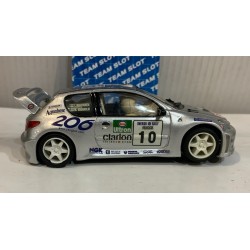 SLOT CAR TEAM SLOT 11002 PEUGEOT 206 WRC -10 RALLY SUECIA 2000 M.GRONHOLM