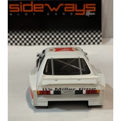 SLOT CAR RACER SIDEWAYS SW46 FORD MUSTANG TURBO -6 MID OHIO 1981 K.LUDWIG