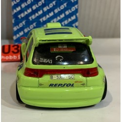 SLOT CAR TEAM SLOT 10302 SEAT IBIZA KIT CAR 16V -9 RALLY PORTUGAL 1996 PURAS