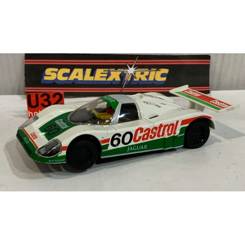 SLOT CAR SCX SCALEXTRIC C382 JAGUAR XJR9 -60 CASTROL SCALEXTRIC UK