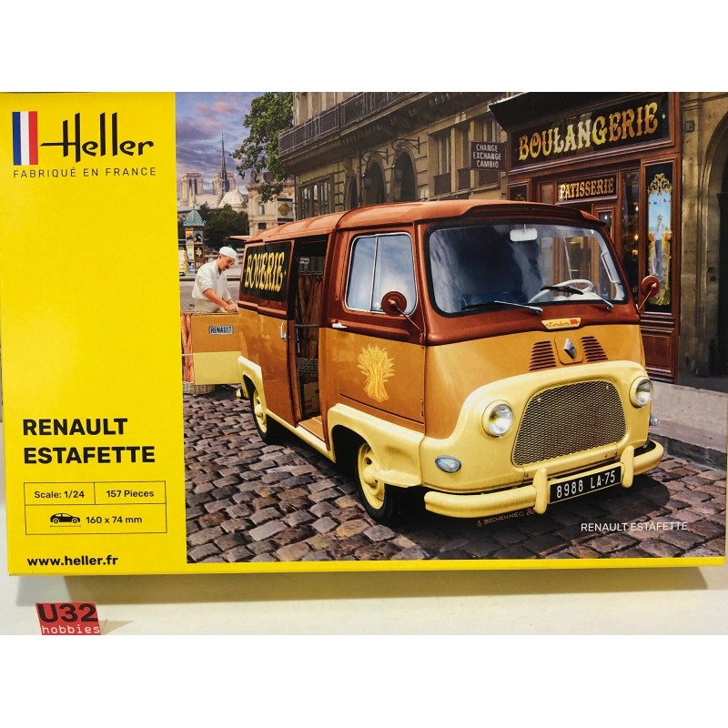HELLER 80743 KIT 1/24 FURGONETA RENAULT ESTAFETTE 
