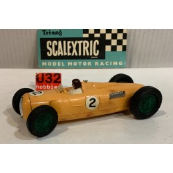 SLOT CAR SCX TRIANG SCALEXTRIC C-71 AUTO UNION TYPE C  -2 AMARILLO
