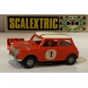 SLOT CAR SCX SCALEXTRIC EXIN C-45 MINI COOPER -1 ROJO CLARO CASCO JET
